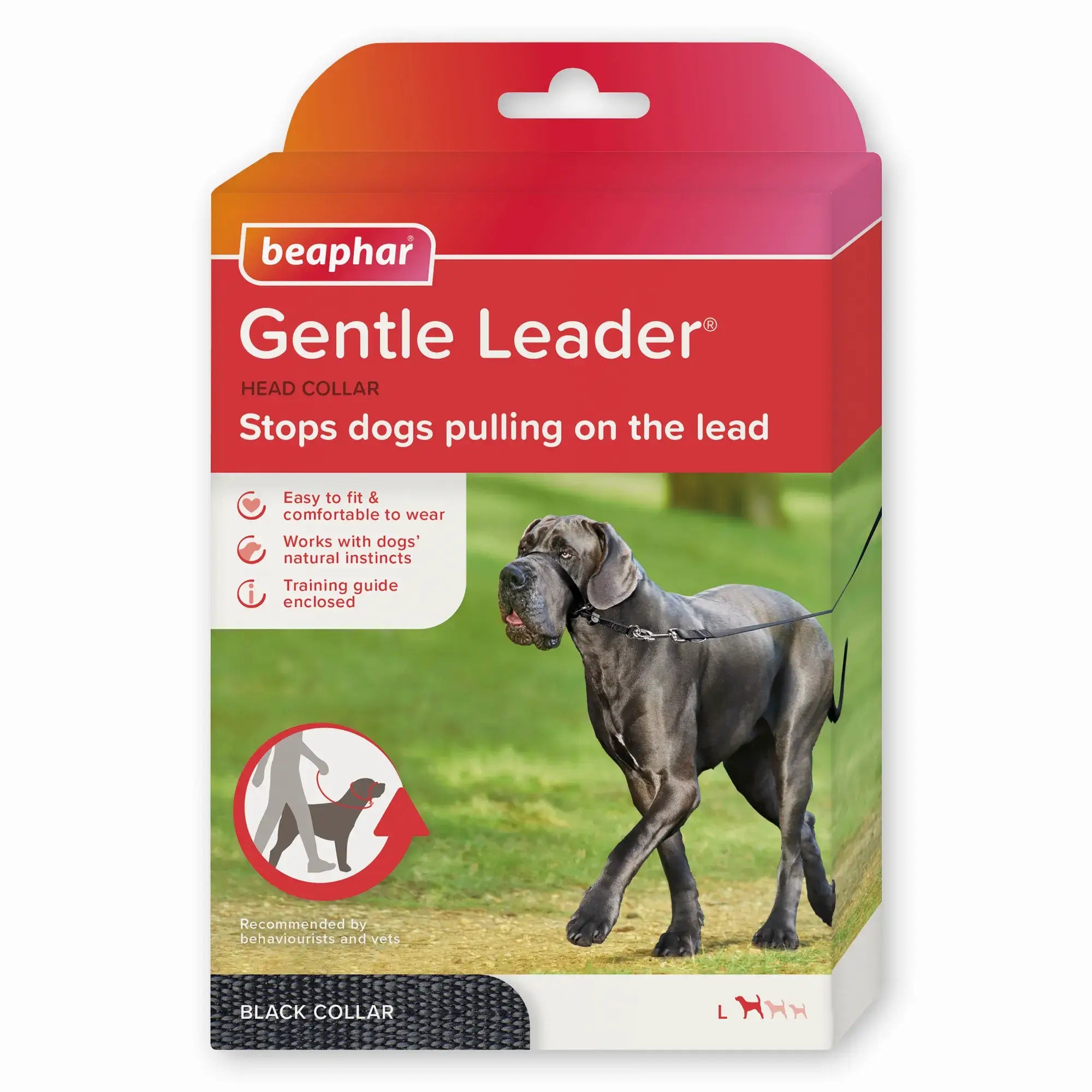 Beaphar Gentle Leader Größe L Schwarz, 1 Stück