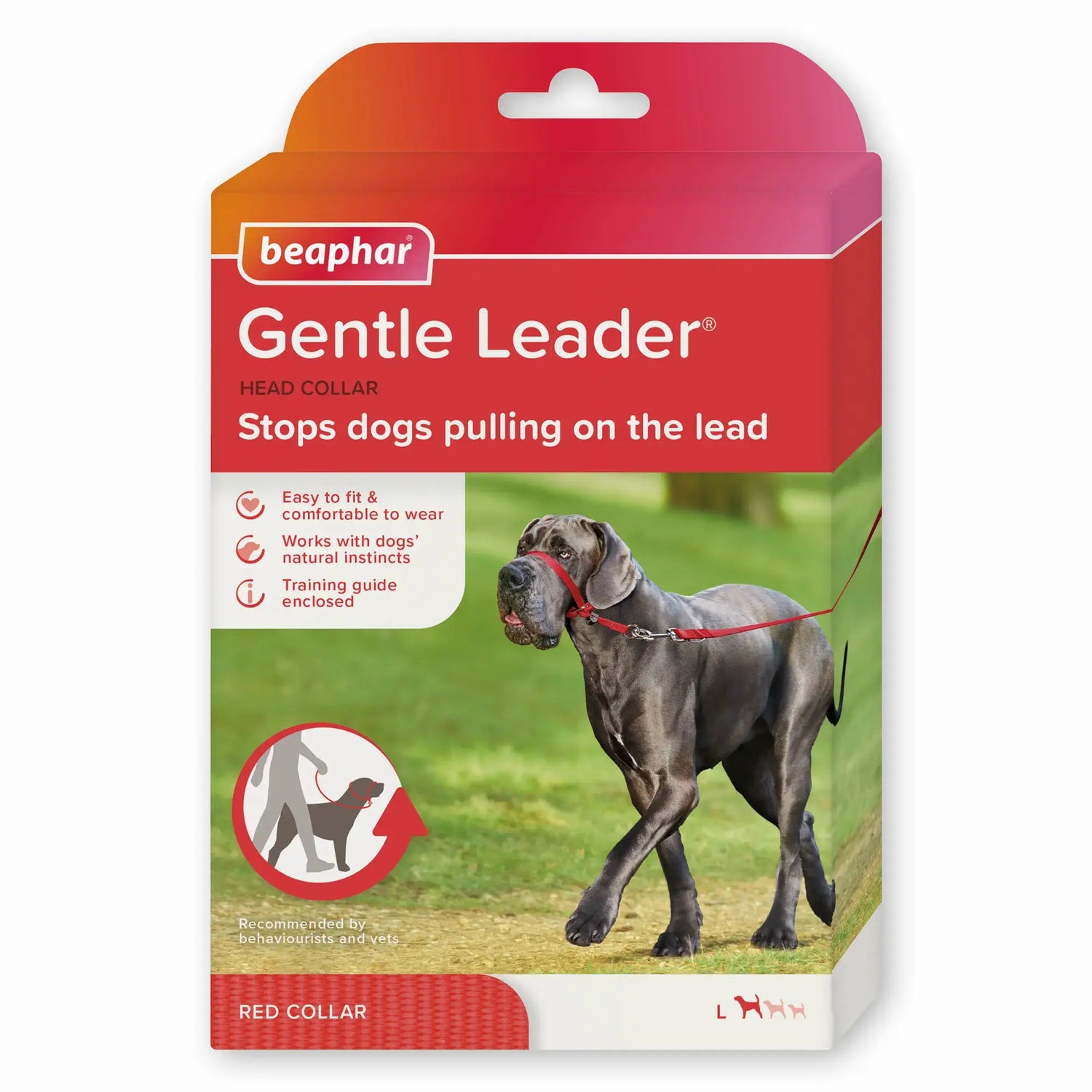 Beaphar Gentle Leader Größe L Rot, 1 Stück