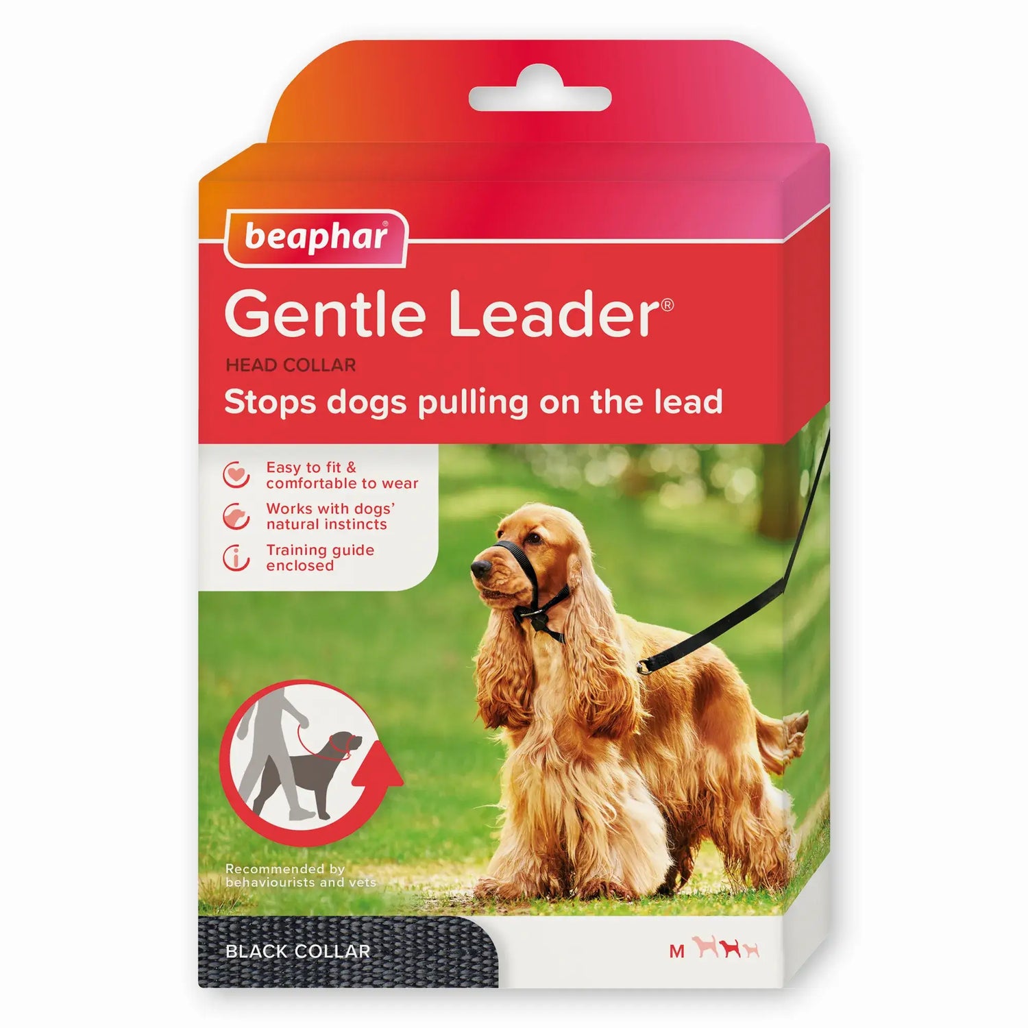 Beaphar Gentle Leader Größe M Schwarz, 1 Stück