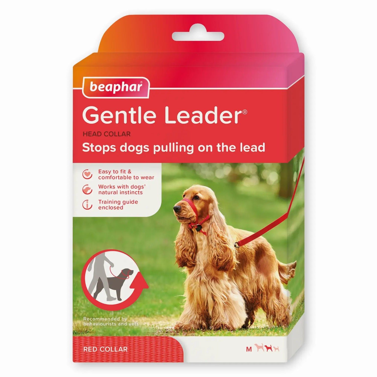 Beaphar Gentle Leader Größe M Rot, 1 Stück