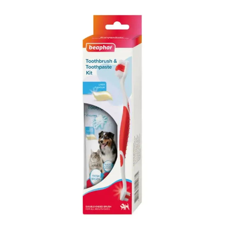 Beaphar Pet Zahnpasta+Zahnbürste Dental Pack