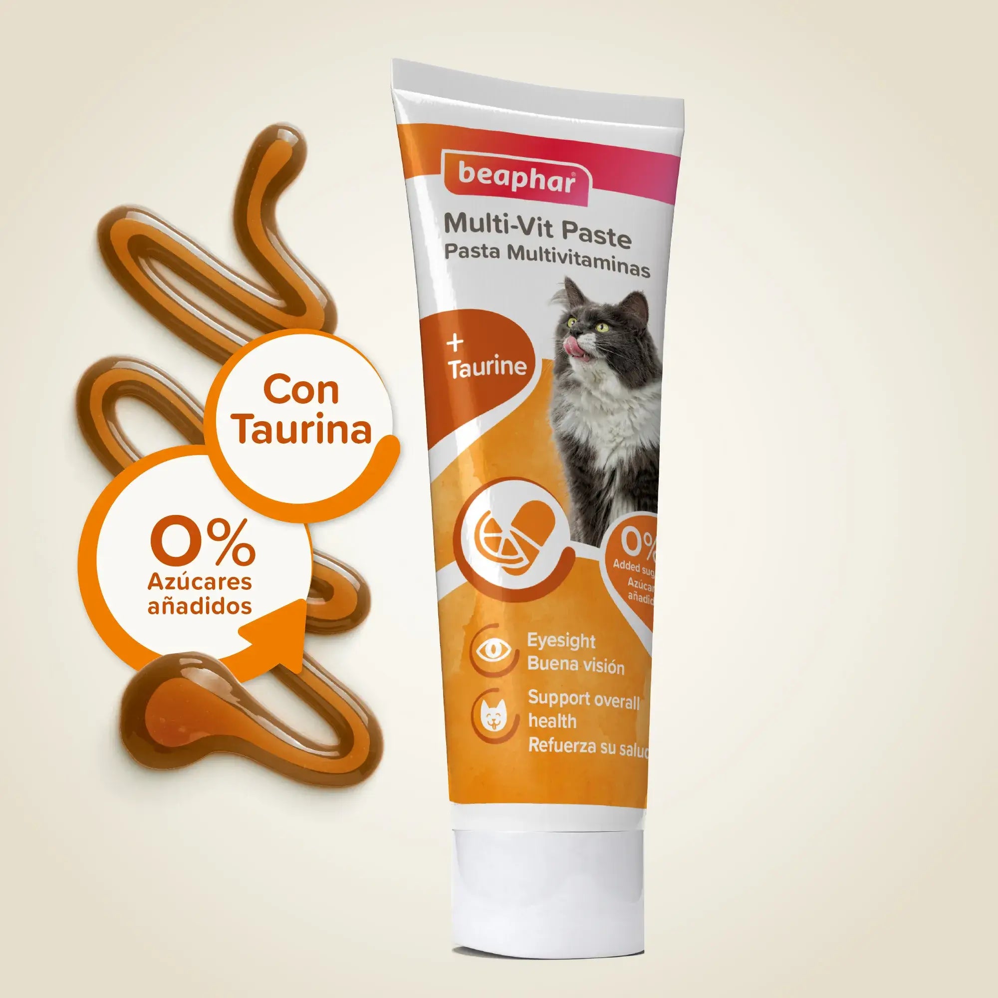 Beaphar Multi-Vitamin-Paste für Katzen, 100 g