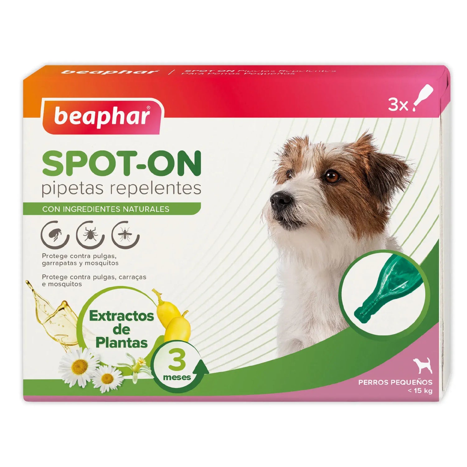 Beaphar Antiparasitenmittel Pipetten für kleine Hunde, 3x1 ml