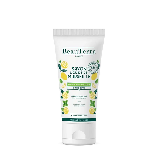 Beauterra Körperhygiene Marseille Seife Minze-Zitrone 100 Ml