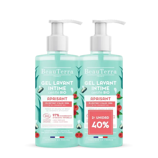 Beauterra Körperhygiene Duo Pack Beruhigendes Intimgel Bio 500 Ml 2. St. 40%.