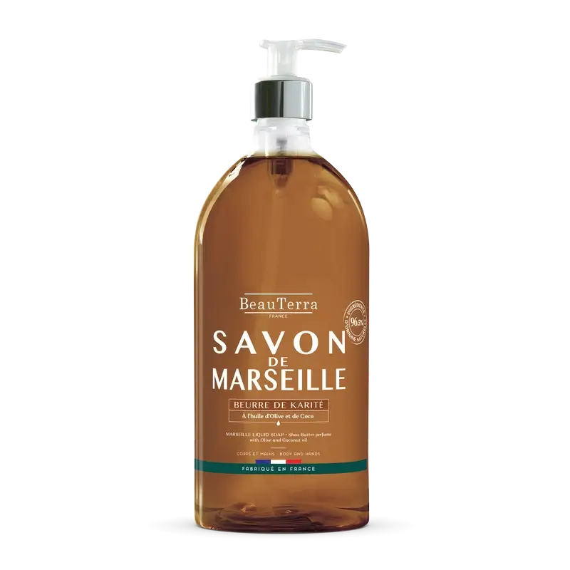 Beauterra Shea Butter Marseille Seife , 1000 ml