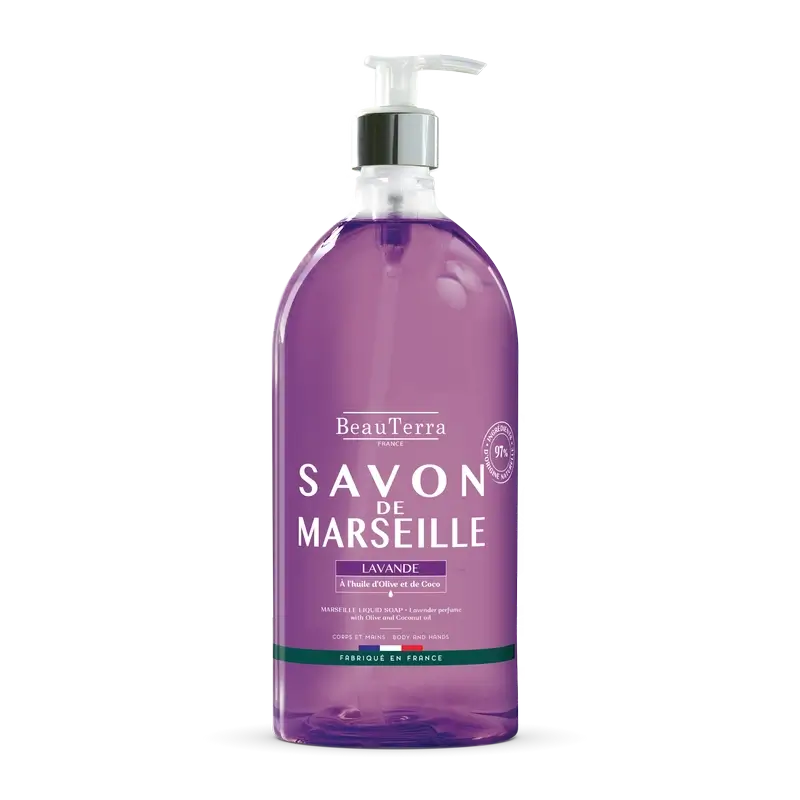 Beauterra Marseille-Seifen Marseille-Seife Lavendel , 1000 ml