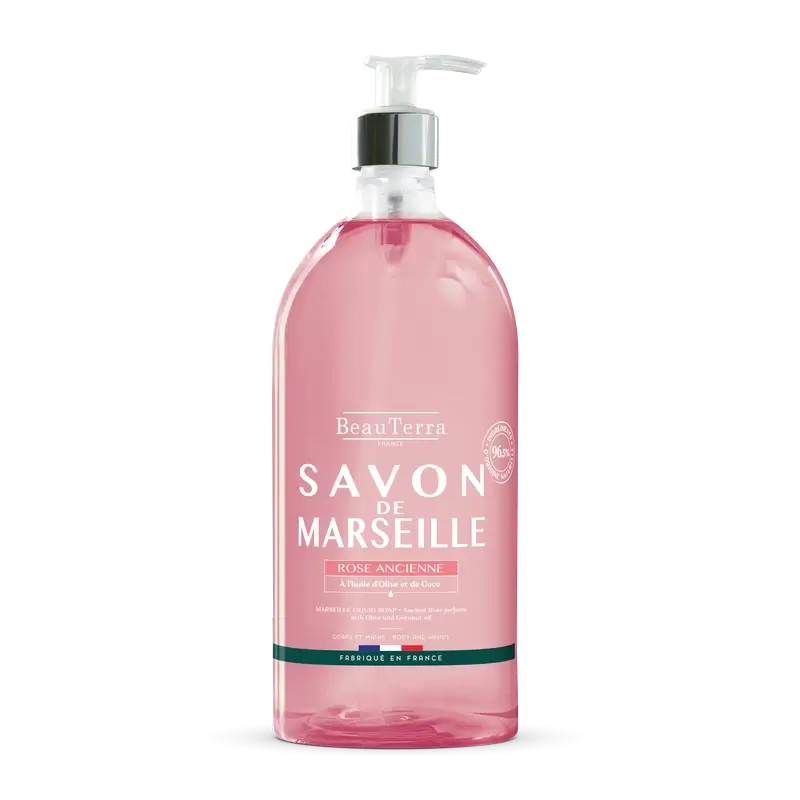 Beauterra Marseille-Seifen Antique Rose Marseille Seife , 1000 ml