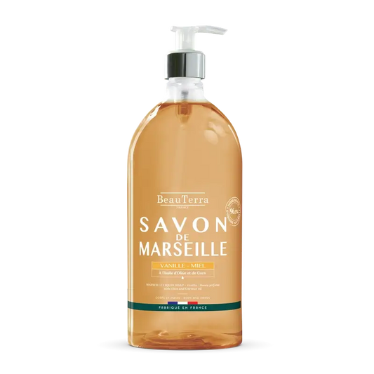 Beauterra Marseille-Seifen Marseille-Seife Vanille & Honig , 1000 ml