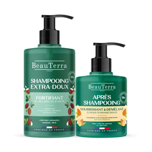 Beauterra Pack Fortifying Shampoo 750 ml + Spülung 500 ml
