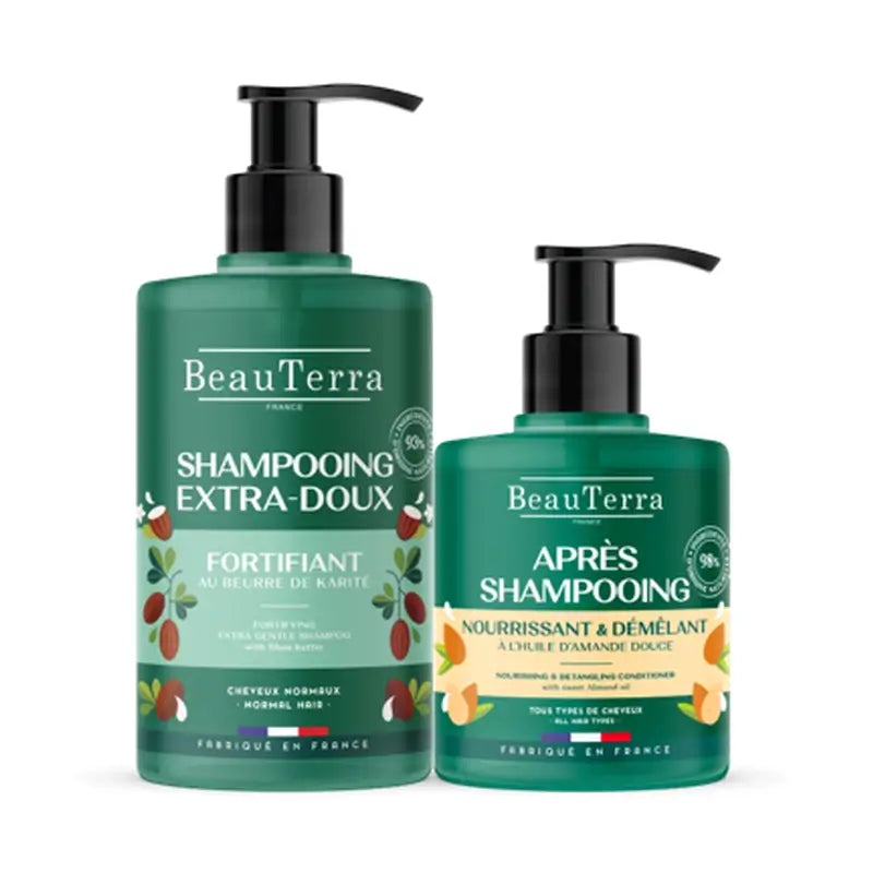 Beauterra Pack Fortifying Shampoo 750 ml + Spülung 500 ml