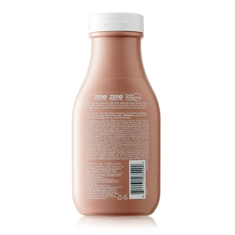 Biber Brasilianisches Keratin Glättendes Shampoo , 350 ml