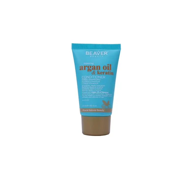 Biber Arganöl & Keratin Mini-Repair-Spülung, 40 ml