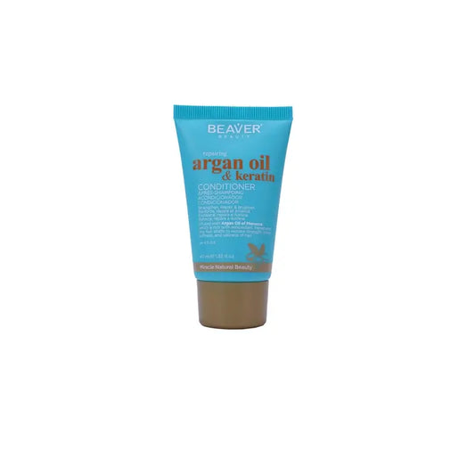 Biber Arganöl & Keratin Mini-Repair-Spülung, 40 ml