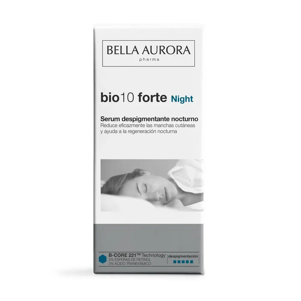 Bella Aurora Anti-Blemish Bio10 Forte Intensives Depigmentierungsserum für die Nacht, 30 ml