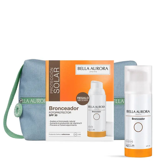 Bella Aurora Fotoprotector Tanning Sunscreen Spf30 + Jean Geschenkset, 50 ml