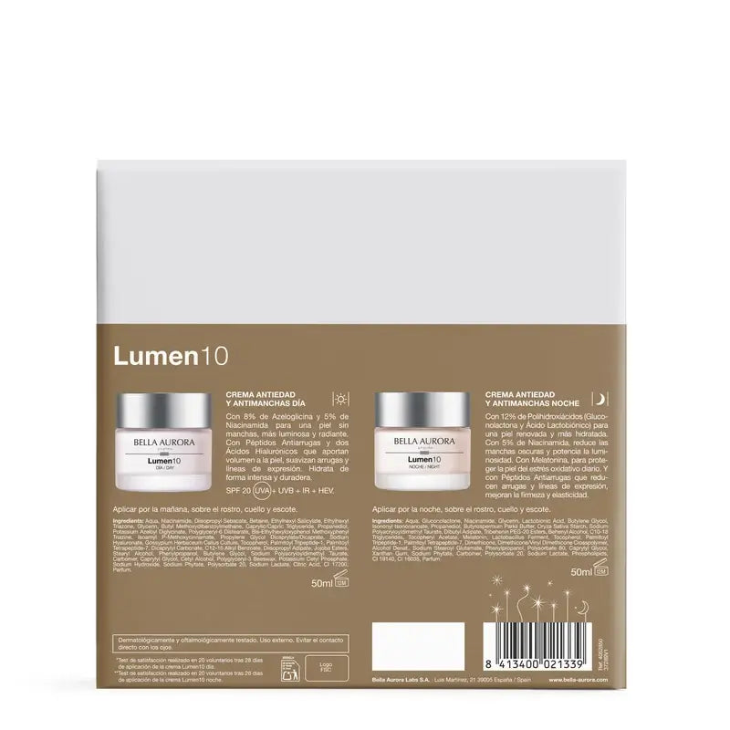 Bella Aurora Lumen10 Anti-Age-Fleckenpackung, 50 + 50 ml