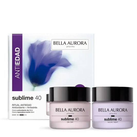 Bella Aurora Sublime 40er Pack: Anti-Ageing, Antioxidantien und Anti-Stress Ritual, 50 + 50 ml