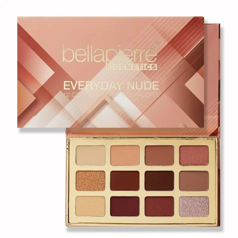 Bellapierre Cosmetics Everyday Nude Lidschattenpalette, 12 Farben, 25 g