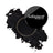 Bellapierre Cosmetics Make-up Lidschatten Schimmer Puder - Noir , 2 g