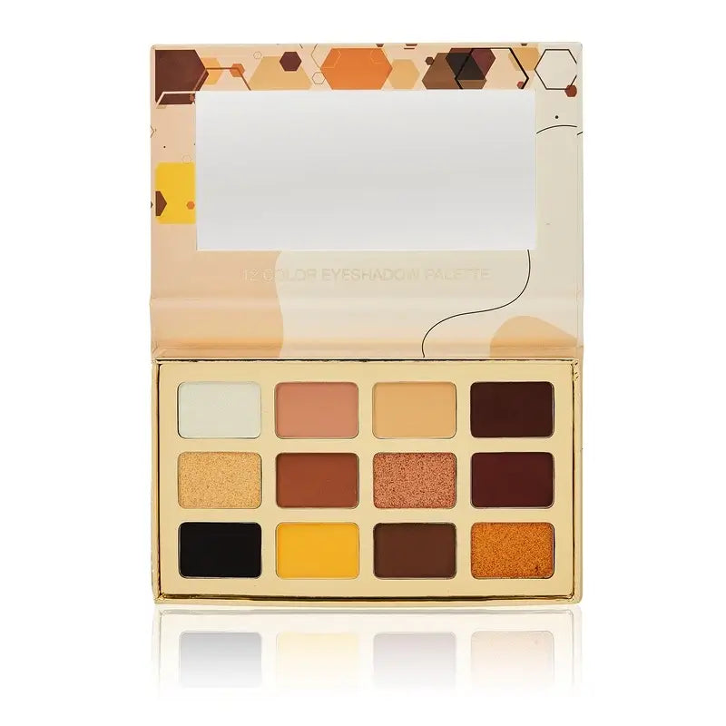 Bellapierre Cosmetics Milch & Honig Lidschattenpalette, 12 Farben, 25 g