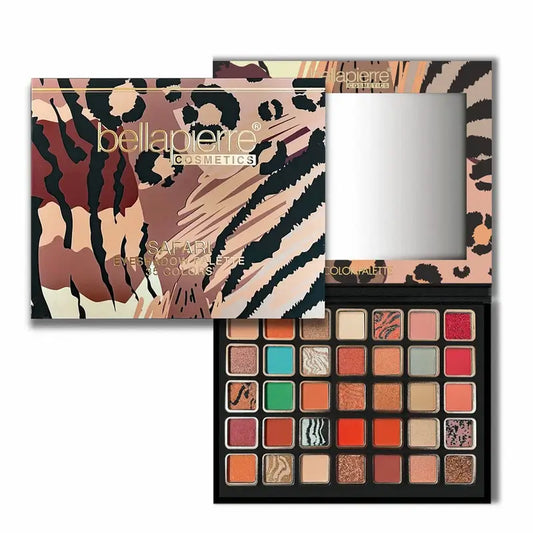 Bellapierre Cosmetics Safari Lidschattenpalette, 35 Farben, 38 g