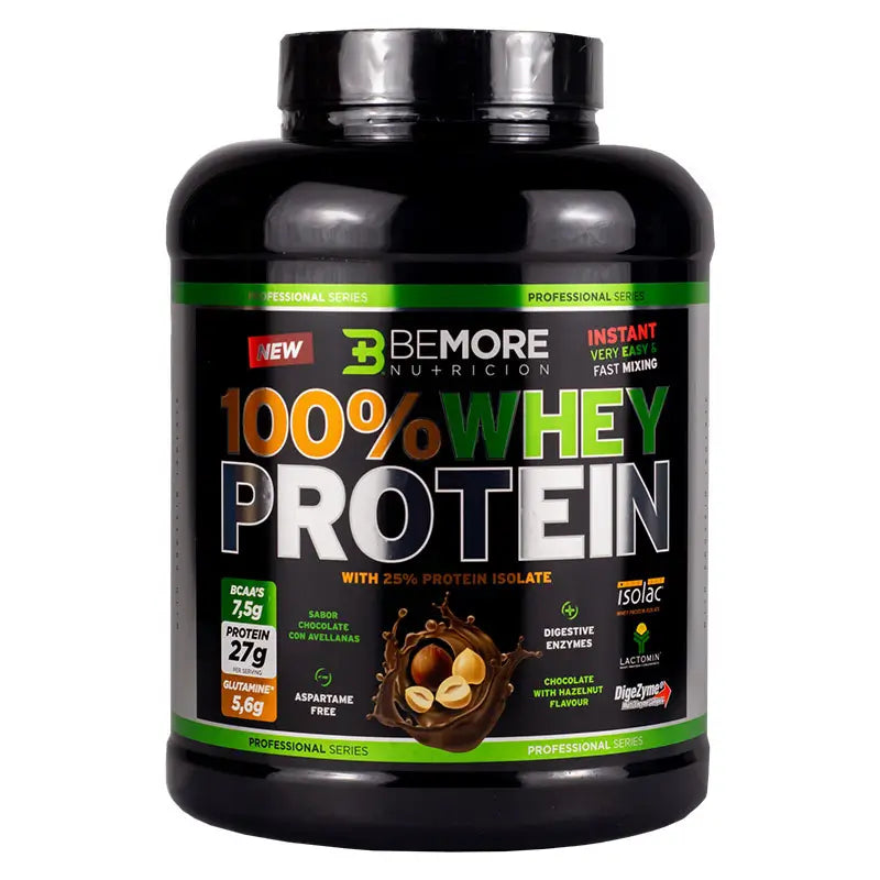 Bemore Nutrition 100% Whey Protein Chocolate Hazelnut Flavour 2 Kg