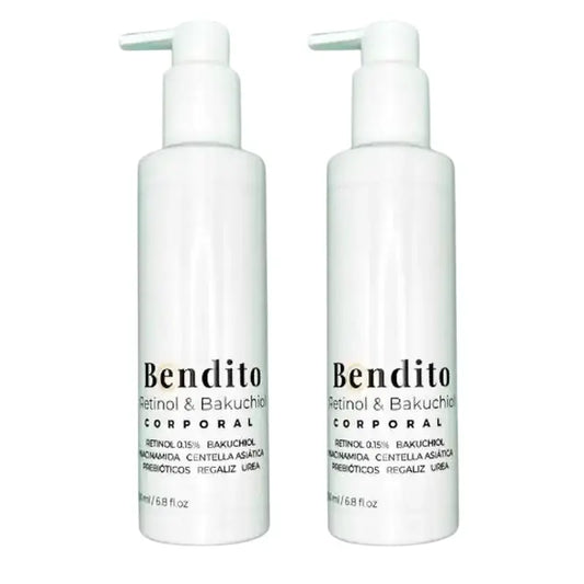 Bendito Retinol & Bakuchiol Körpercreme, Packung 2 x 200 ml