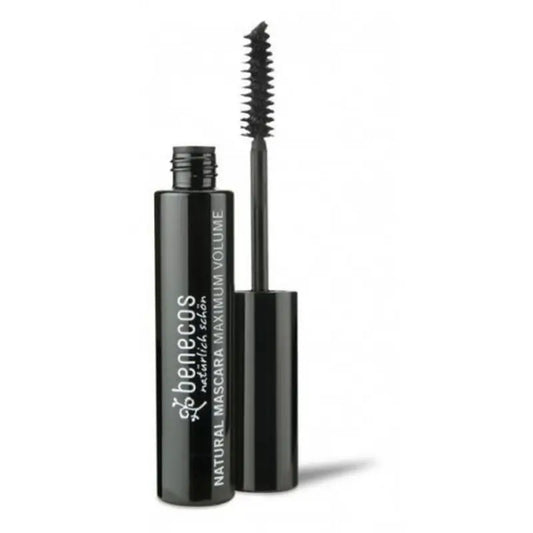 Benecos Wimperntusche Maximo Volumen Intensiv Schwarz 8Ml.