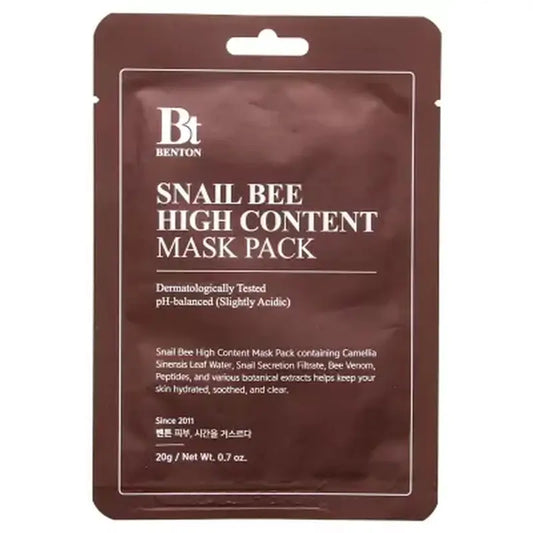 Benton Schneckenbienen Maske mit hohem Gehalt, 20 g