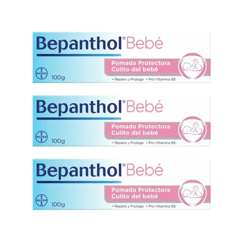 Bepanthol Baby Schutzsalbe, 3X100 Gr