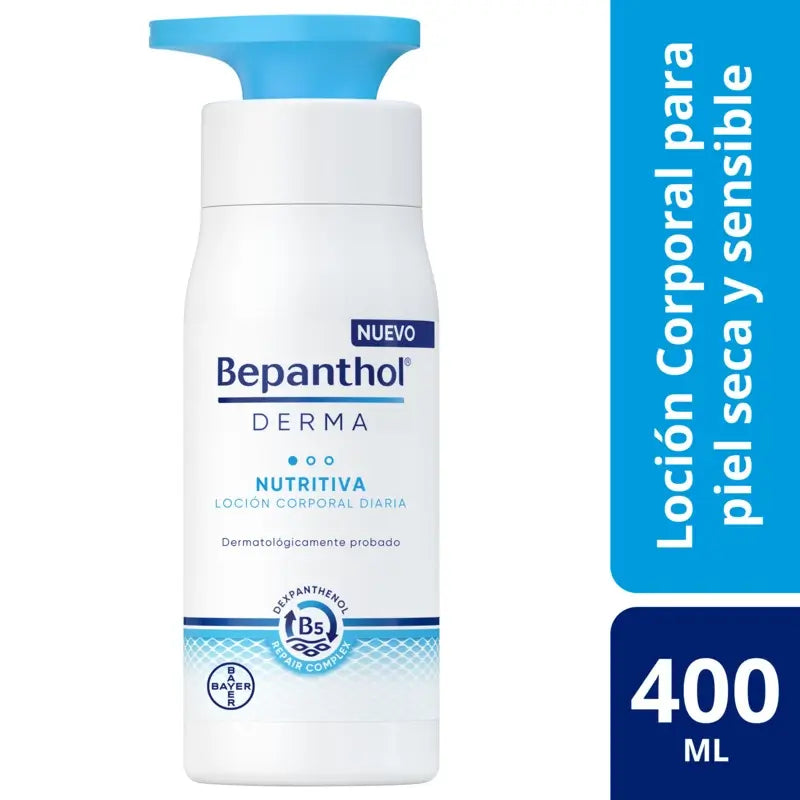 Bepanthol Derma Daily Nourishing Body Lotion für trockene Haut, 400 ml