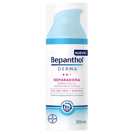 Bepanthol Derma Täglich feuchtigkeitsspendende, reparierende Gesichtscreme, 50 ml