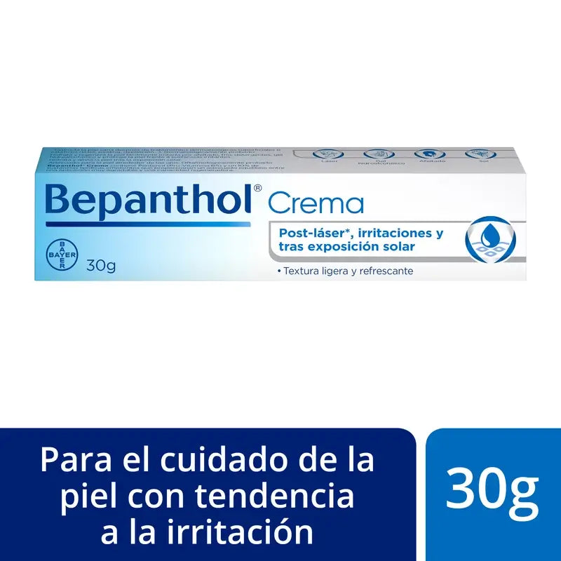 Bepanthol Regenerationscreme für die Zeit nach der Laserbehandlung und Reizung, 30 gr