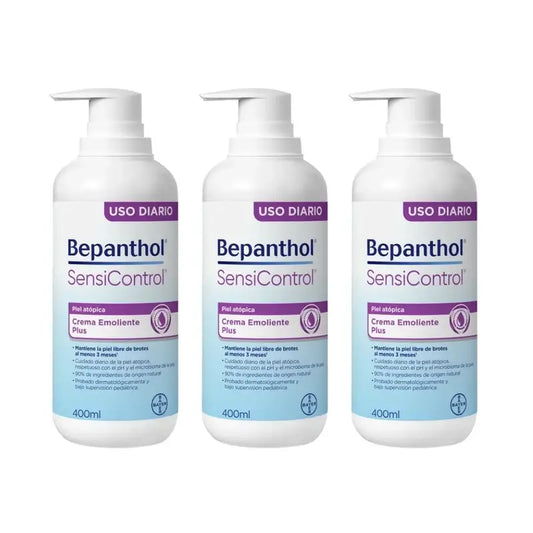 Bepanthol Sensicontrol Tägliche Emollient Creme, 3X400 Ml