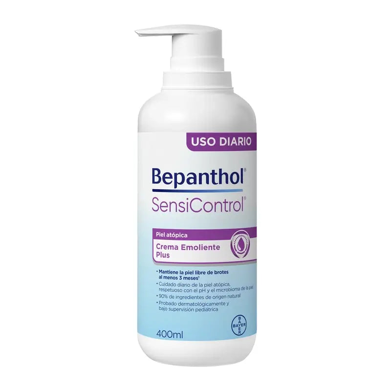 Bepanthol SensiControl Emollient Creme für atopische Hautreizungen, 400 ml