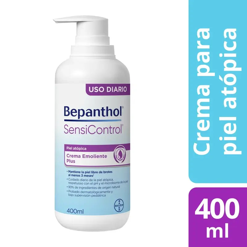 Bepanthol SensiControl Emollient Creme für atopische Hautreizungen, 400 ml