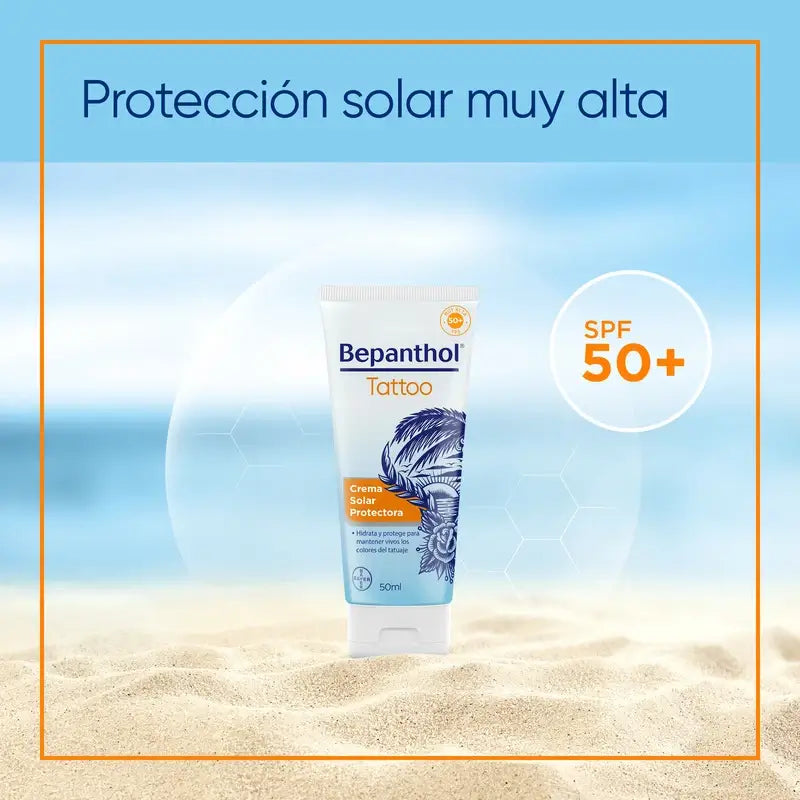 Bepanthol Tattoo-Sonnenschutz SPF50, 50 ml