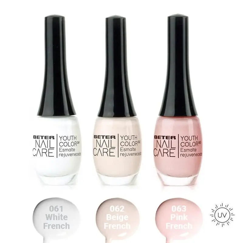 Beter Nail Care French Manicure Nagellack 3X Pack