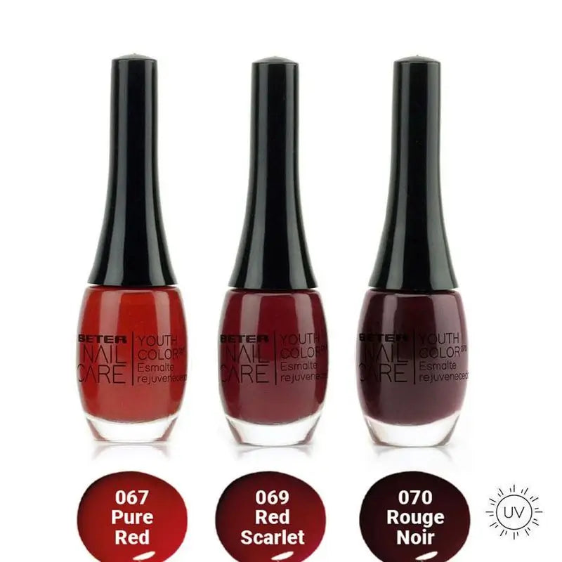 Beter Nagelpflege Pack 3X Maniküre Nagellack Red Lover