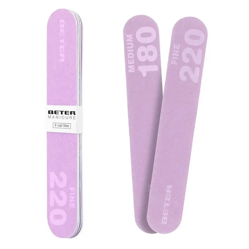 Beter Pack 4X Nagelfeilen, Fiberglas 180/220 Grit