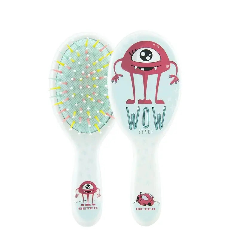 Beter Wow Kinder Pneumatische Bürste mit Nylonstiften mit Schutzkugel