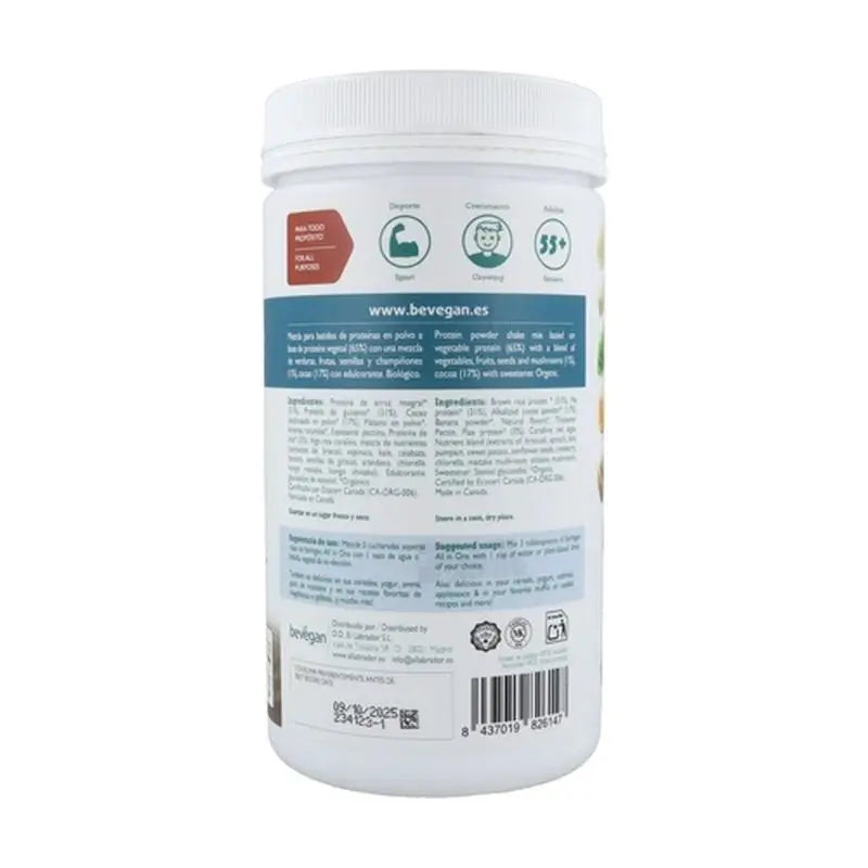 Bevegan All In One Kakao Ernährungssmoothie 450Gr. Bio Sg Vegan