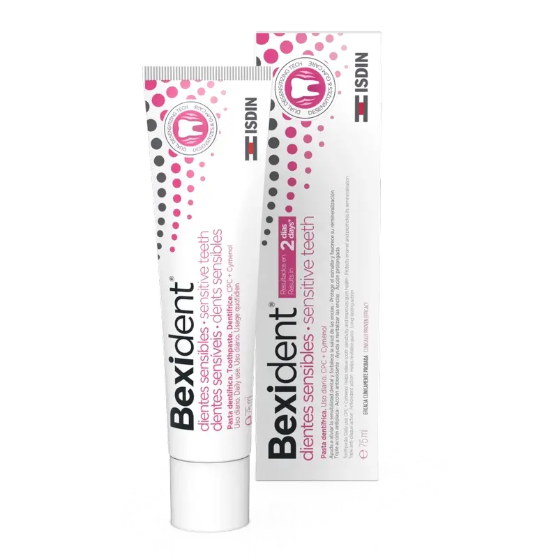 Isdin Bexident Sensitive Zahnpasta für empfindliche Zähne, 75 ml