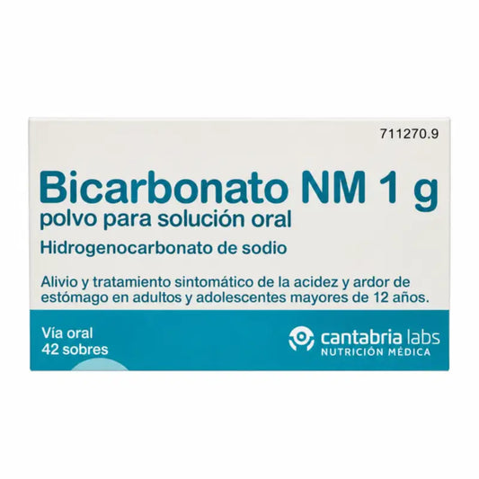 Bicarbonat NM 1 g Pulver zum Einnehmen 42 Sachets