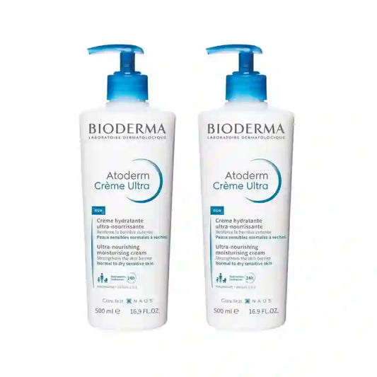 Bioderma Atoderm Ultra Nährende Creme, 2X500 Ml