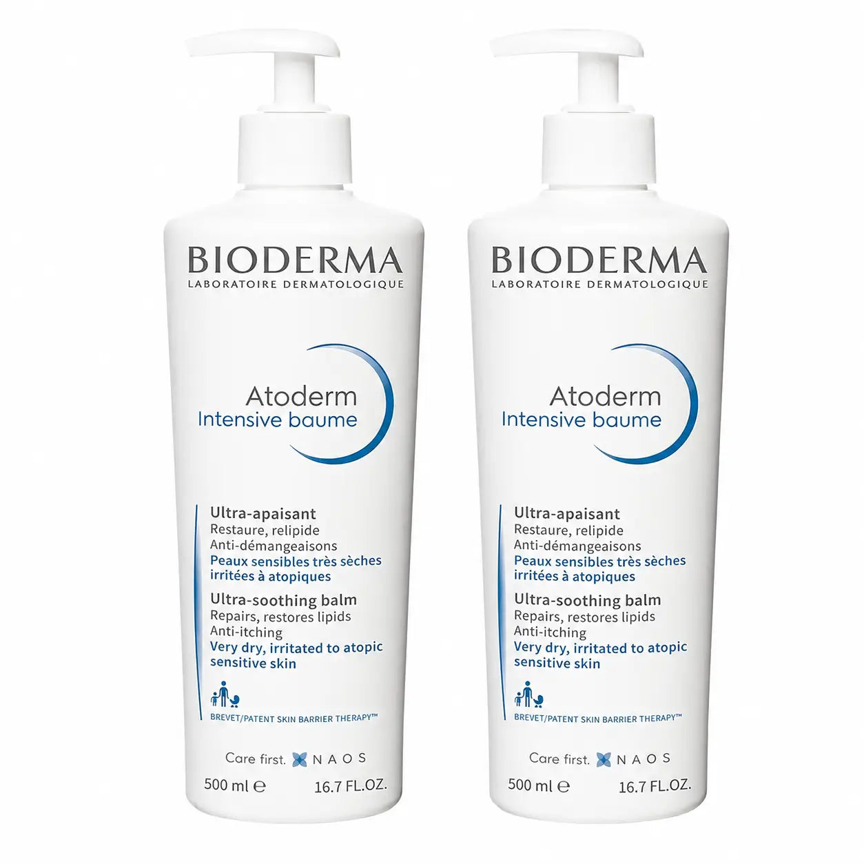 Bioderma Atoderm Intensive Baume 500 ml, 2er-Pack