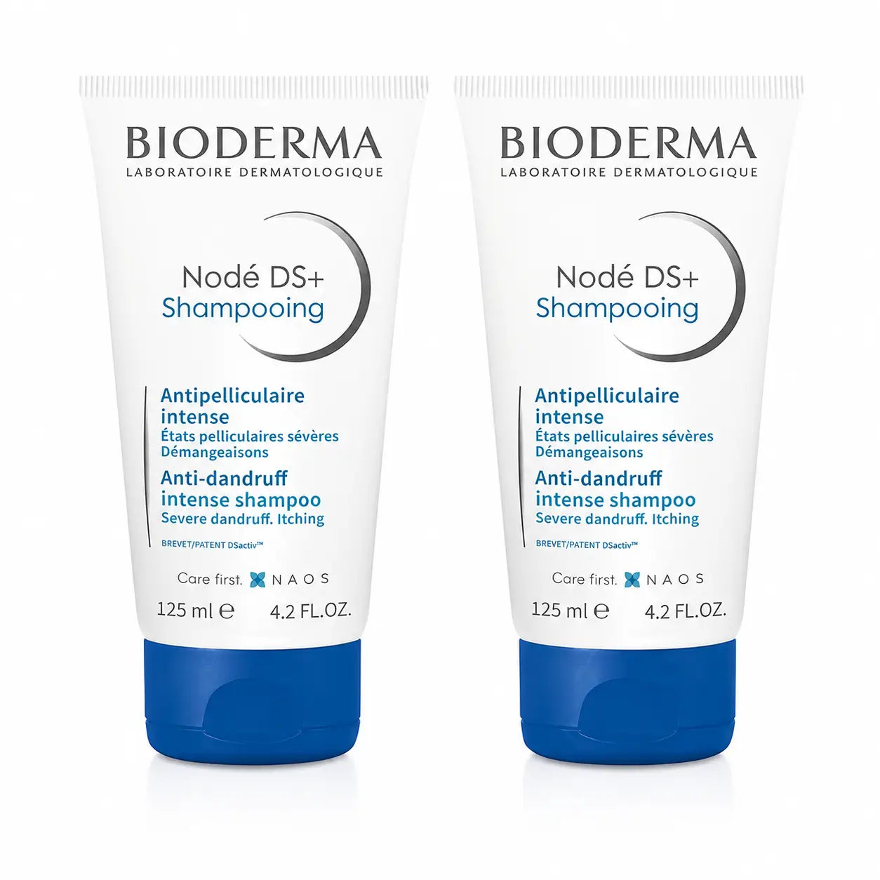 Bioderma Nodé Ds+ Shampoo gegen seborrhoische Dermatitis 125 ml, 2er-Pack