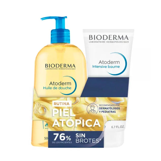 Bioderma Pack Atoderm Ib 200Ml + Duschöl 500Ml, 2 Stück