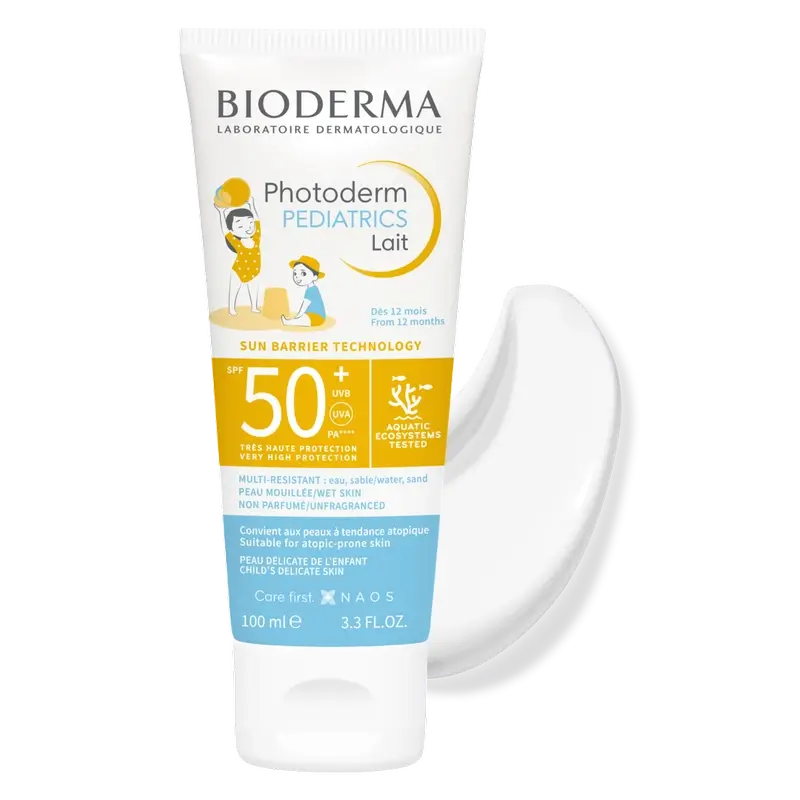 Bioderma Photoderm Pädiatrie Lait SPF50+ Sonnenschutz, 100 ml